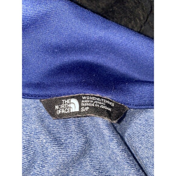 The North Face Women Sweatshirt S Purple Logo 1/4 Zip Long Sleeve Mock Neck - Picture 8 of 10